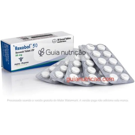 Stanozolol (Rexobol) 50mg 50 Comprimidos - Alpha Pharma