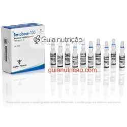 Testosterona Suspensão 100mg 10 Ampolas - Alpha Pharma