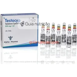 Cipionato de Testosterona 250mg/ml 10 Ampolas - Alpha Pharma