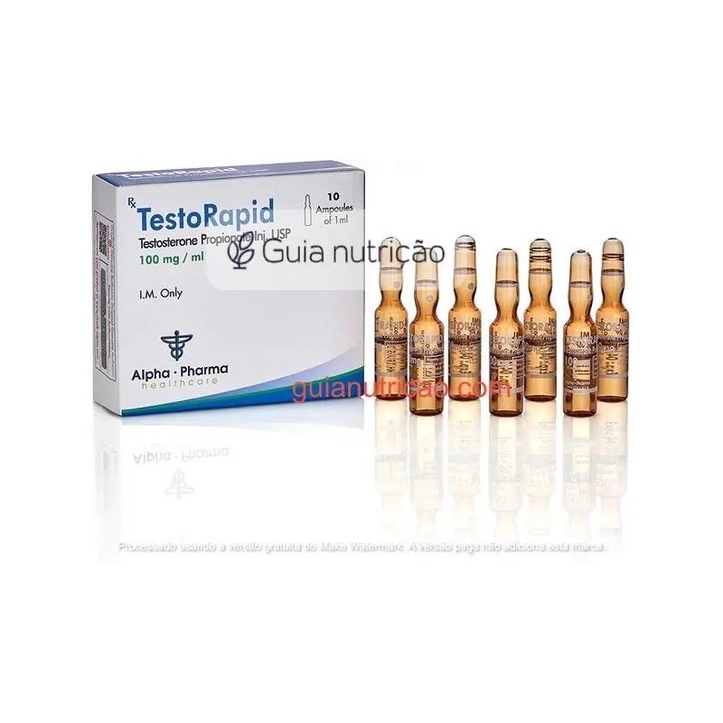 Propionato de Testosterona 100mg/ml 10 Ampolas - Alpha Pharma