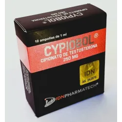 Cipionato de testosterona 250mg/ml 10 ampolas - IDN Pharmatech