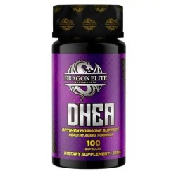 Comprar DHEA 25mg Dragon Elite Original | Preço 100 Cápsulas