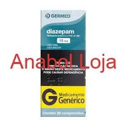 Diazepam 10mg 30 comprimidos - Genérico
