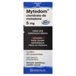 Mytedom Cloridrato de Metadona 5mg 20 Comprimidos - Guia Nutrição