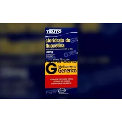 Cloridrato de Fluoxetina 20mg 30 Cápsulas Genérico