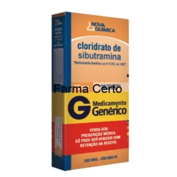 Sibutramina 15mg 30 Cápsulas - Nova Química
